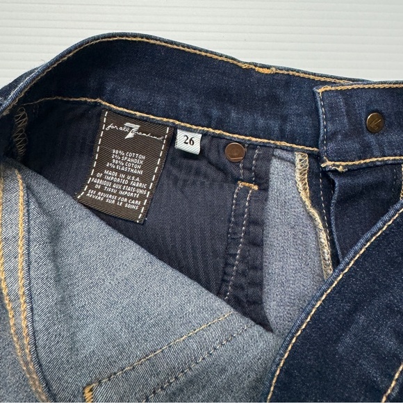 7 For All Mankind Skinny Bootcut Jeans Size 26 - Picture 6 of 7